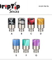 Acrylic Drip Tip 510 | Red, Yellow, Blue, Green, Purple