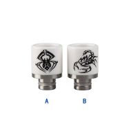 Drip Tip 510 - Ceramic and Stainless Steel | type A - Spider, type B - Scorpion