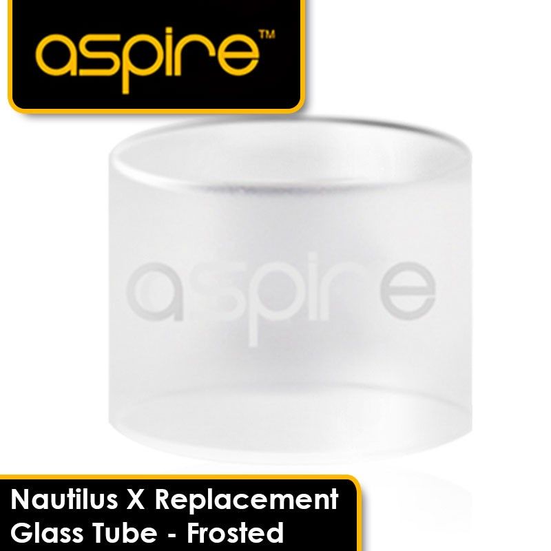 Nautilus X Replacement Glass Tube - Frosted Aspire