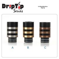 510 King Wide Bore Drip Tip | Stainless , Gold , Brown 