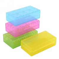 CASE FOR 2x18650 BATTERIES - plastic | Yellow, Orange