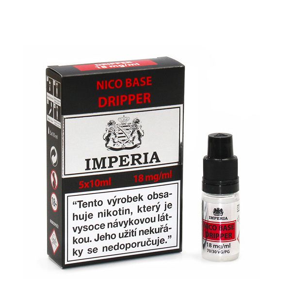 Dripper Base Imperia 18 mg - 5x10ml (30PG/70VG)