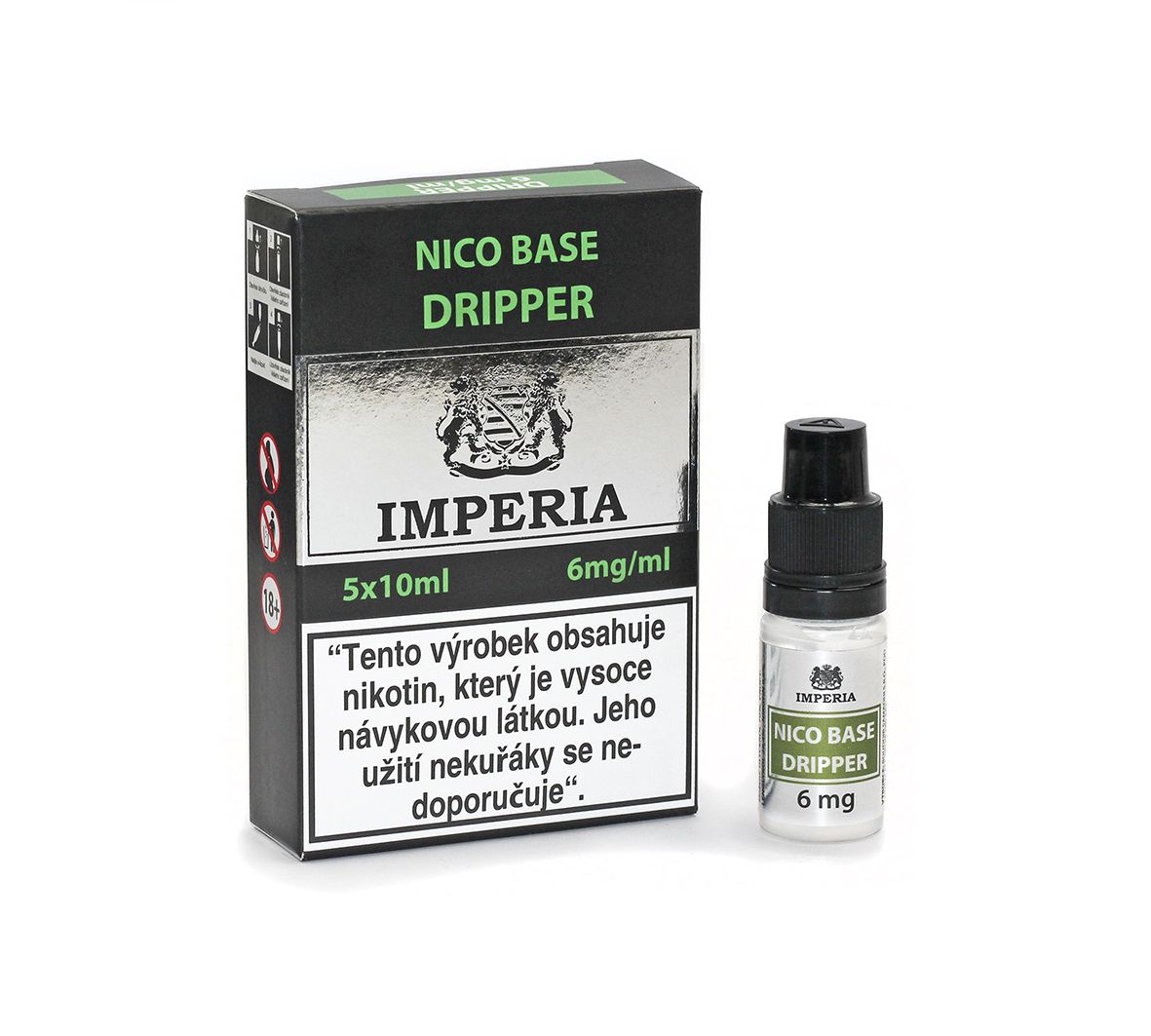 Dripper Base Imperia 6 mg - 5x10ml (30PG/70VG)