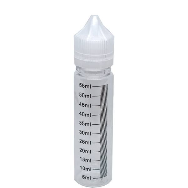 Bottle 60 ml type "Gorilla" - transparent HELIX