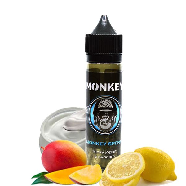 MONKEY SPERM / Greek yogurt with fruit - Monkey shake&vape 12ml Monkey liquid
