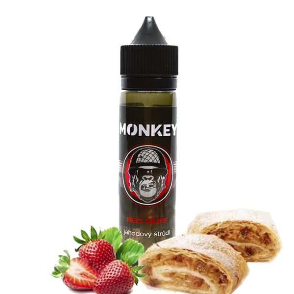 RED MUFF / Strawberry Strudel - Monkey shake&vape Monkey liquid