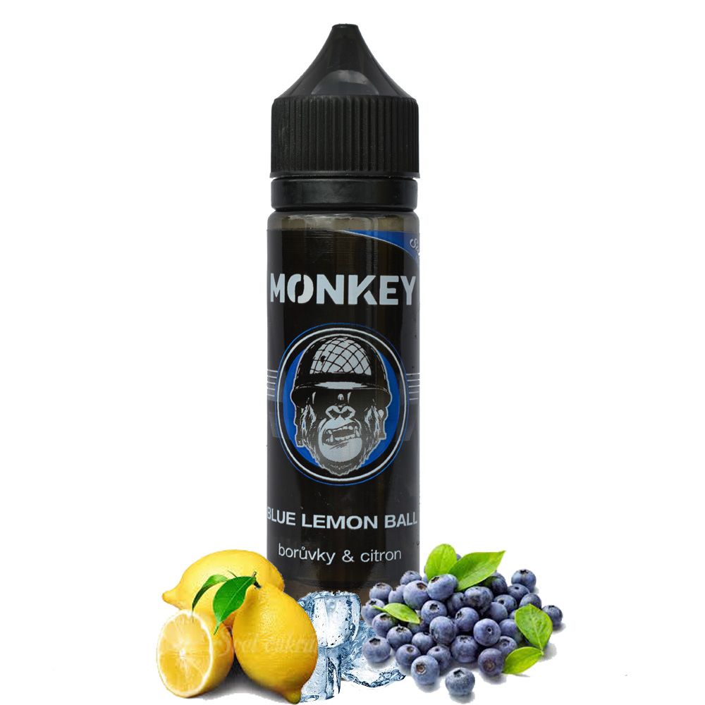BLUE LEMON BALL - Monkey shake&vape 12ml Monkey liquid