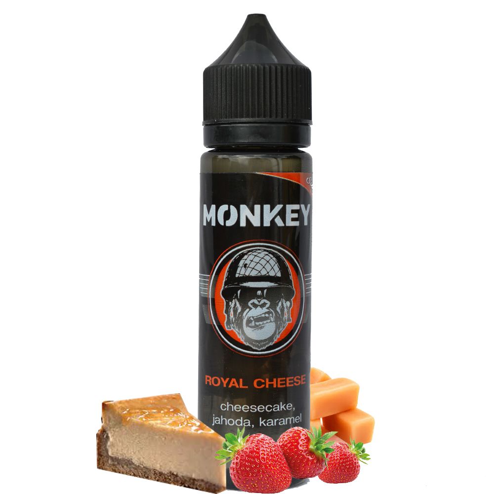ROYAL CHEESE - Monkey shake&vape 12ml Monkey liquid