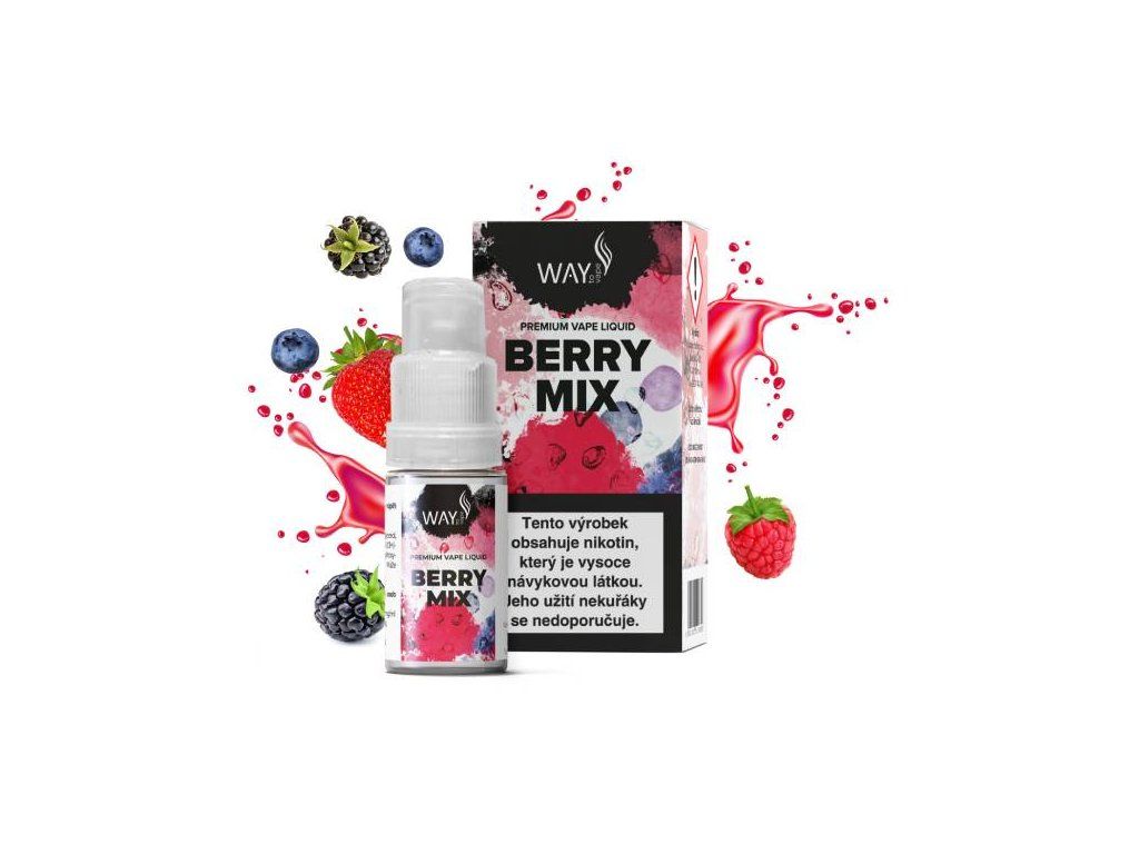 BERRY MIX - e-liquid WAY TO VAPE (CZ) 10 ml