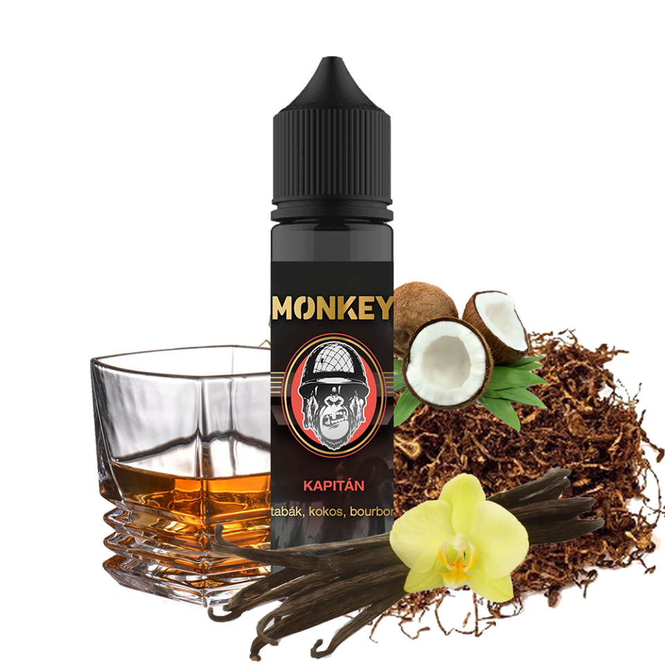 KAPITAN - Monkey shake&vape 12ml Monkey liquid