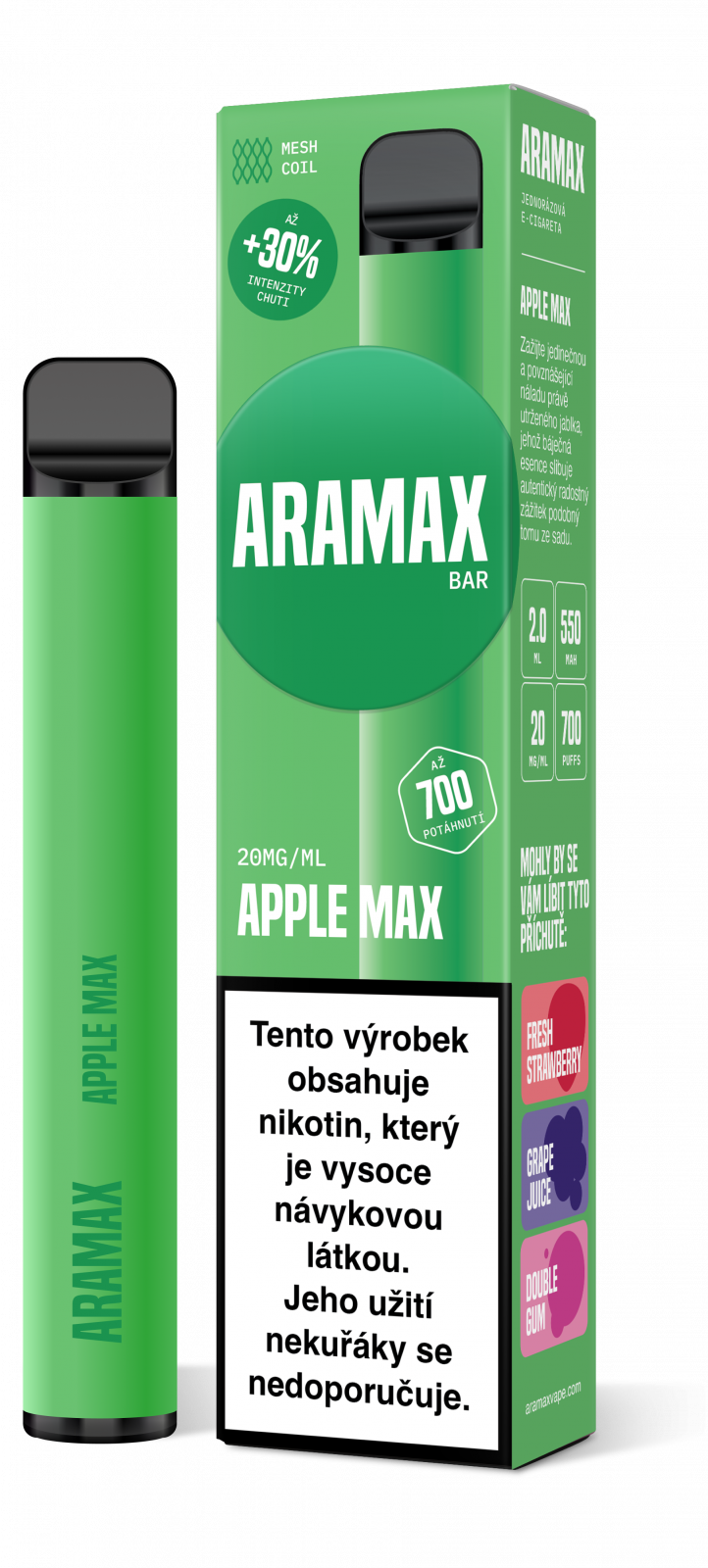 APPLE MAX 20mg/ml - Aramax Bar 700