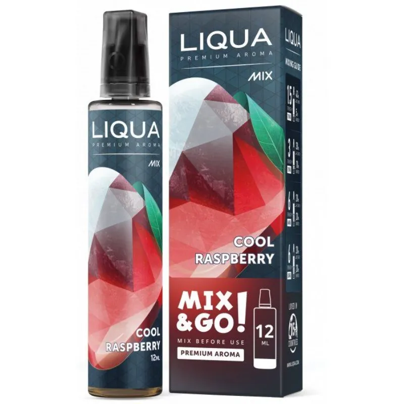 CHLADIVÉ MALINY / Cool Raspberry - LIQUA Mix&Go 10ml Ritchy Group
