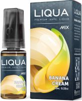 BANÁNOVÝ KRÉM / Banana Cream - LIQUA Mix 10 ml | 0 mg, 3mg, 6 mg, 12 mg, 18 mg