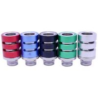 Aluminum & Stainless Airflow Drip Tip | Red, Green, Blue